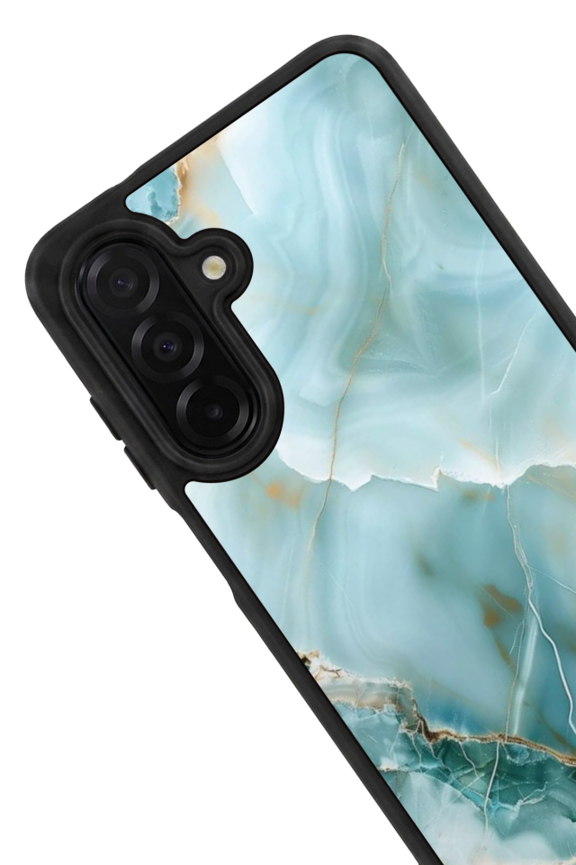 Samsung Galaxy A26 Uyumlu Mermer Marble Tasarımlı Glossy Premium Kılıf