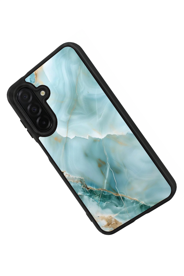 Samsung Galaxy A26 Uyumlu Mermer Marble Tasarımlı Glossy Premium Kılıf