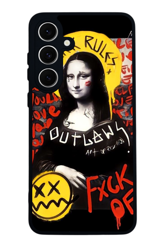 Samsung Galaxy A16 Uyumlu Monalisa Tasarımlı Glossy Premium Kılıf