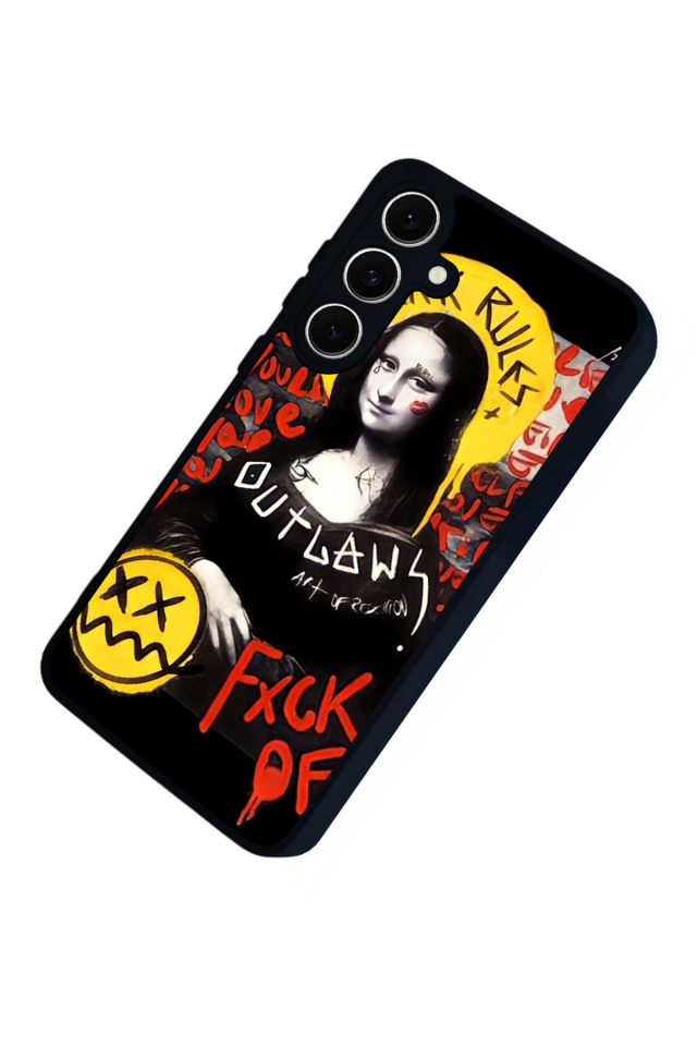 Samsung Galaxy A16 Uyumlu Monalisa Tasarımlı Glossy Premium Kılıf