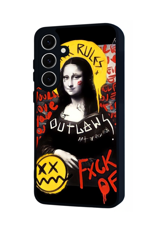 Samsung Galaxy A16 Uyumlu Monalisa Tasarımlı Glossy Premium Kılıf
