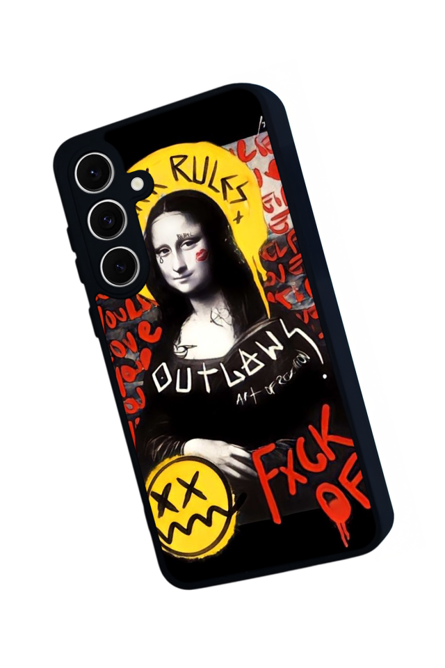 Samsung Galaxy A16 Uyumlu Monalisa Tasarımlı Glossy Premium Kılıf