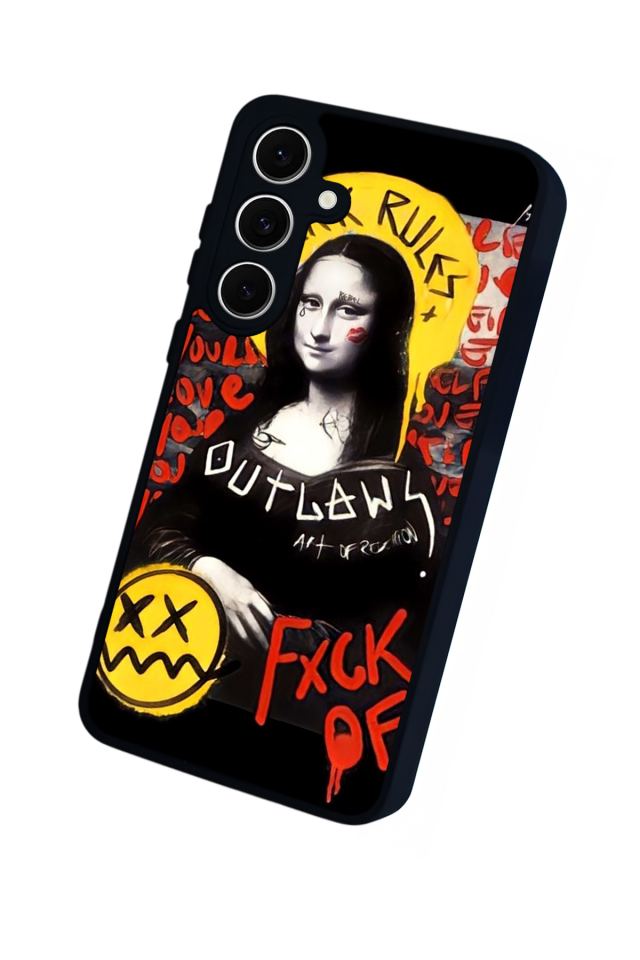 Samsung Galaxy A16 Uyumlu Monalisa Tasarımlı Glossy Premium Kılıf