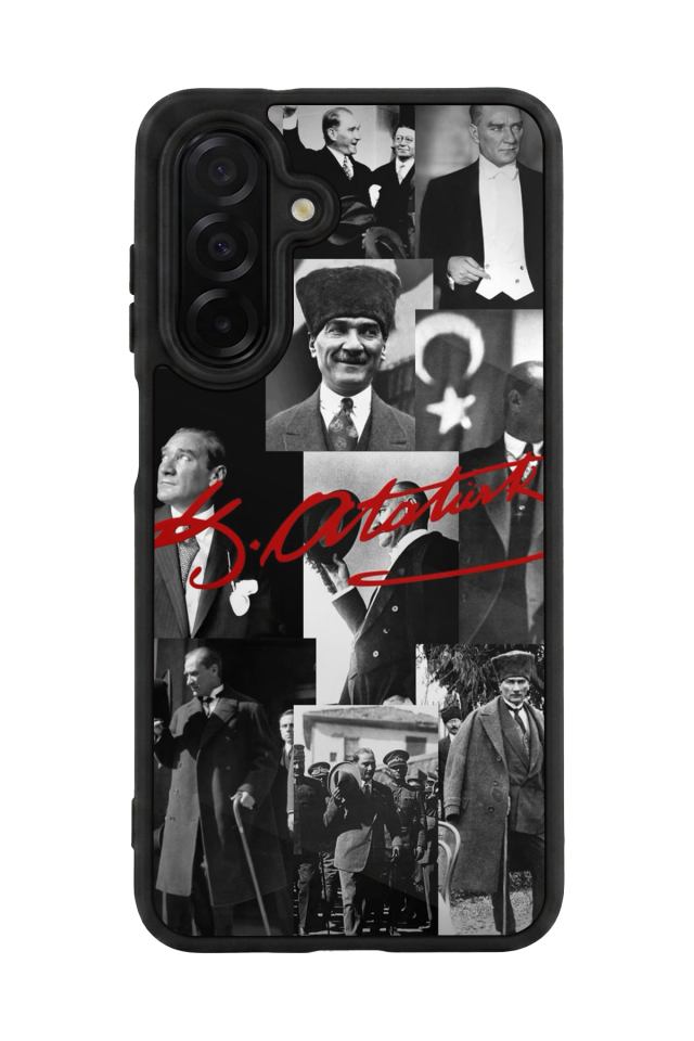 Samsung Galaxy A56 Uyumlu Mustafa Kemal Ataturk Tasarımlı Glossy Premium Kılıf