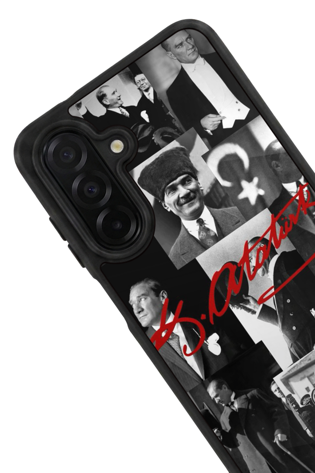 Samsung Galaxy A56 Uyumlu Mustafa Kemal Ataturk Tasarımlı Glossy Premium Kılıf