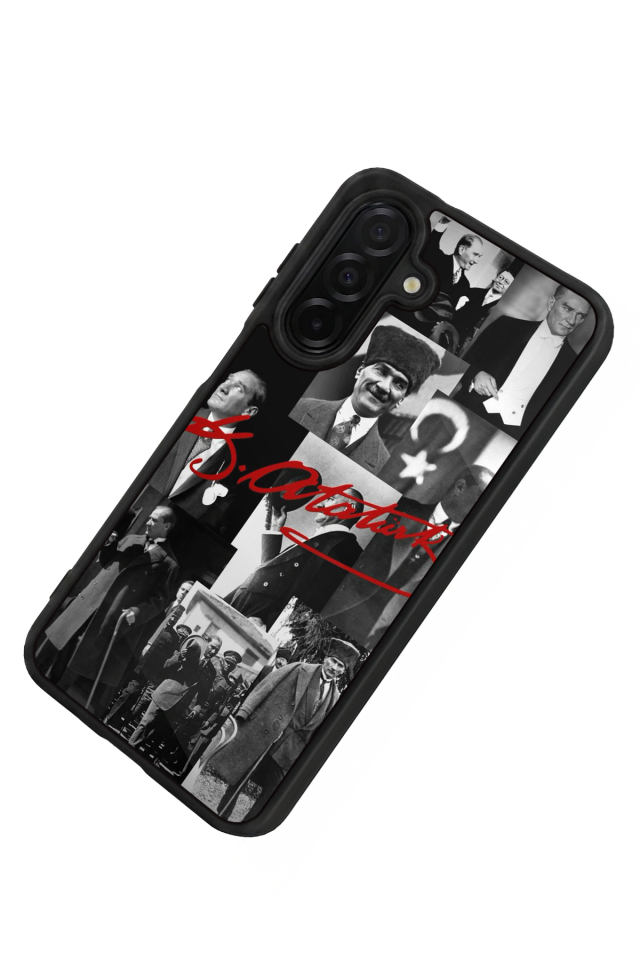Samsung Galaxy A56 Uyumlu Mustafa Kemal Ataturk Tasarımlı Glossy Premium Kılıf