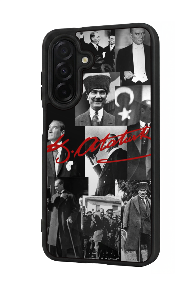 Samsung Galaxy A56 Uyumlu Mustafa Kemal Ataturk Tasarımlı Glossy Premium Kılıf