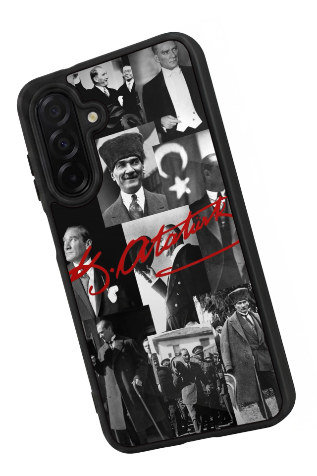 Samsung Galaxy A56 Uyumlu Mustafa Kemal Ataturk Tasarımlı Glossy Premium Kılıf