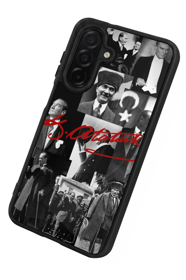 Samsung Galaxy A56 Uyumlu Mustafa Kemal Ataturk Tasarımlı Glossy Premium Kılıf