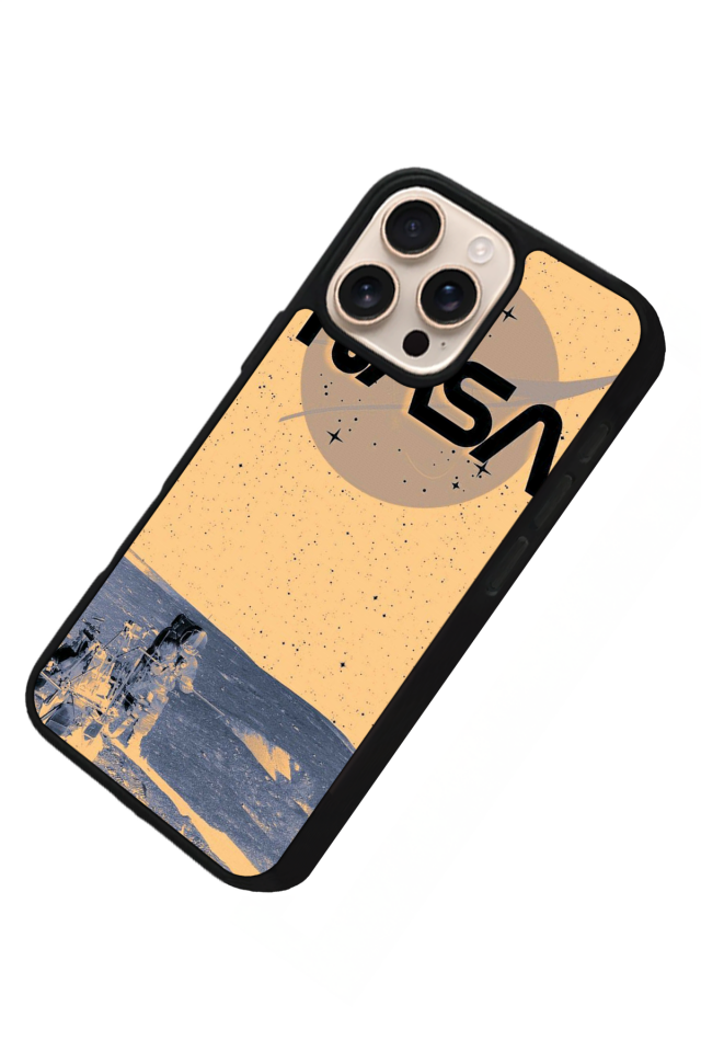 iPhone 16 Pro Max Uyumlu Nasa Tasarımlı Glossy Premium Kılıf