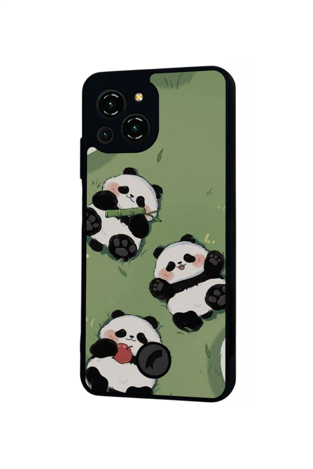 Reeder S23 Pro Max Uyumlu Panda Tasarımlı Glossy Premium Kılıf