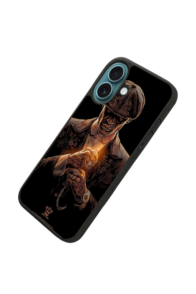 iPhone 16 Uyumlu Peaky Blinders Tasarımlı Glossy Premium Kılıf