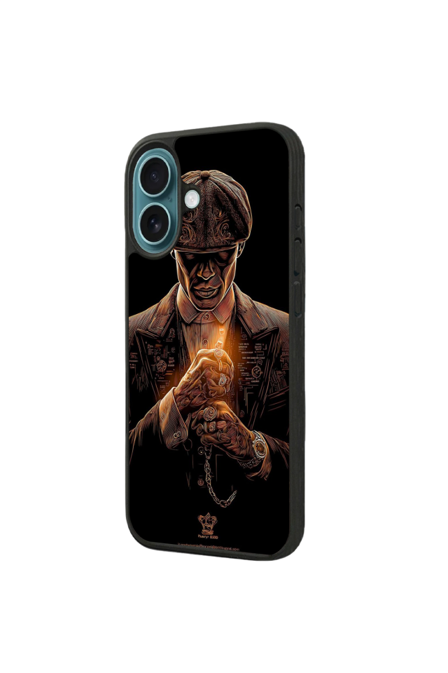 iPhone 16 Uyumlu Peaky Blinders Tasarımlı Glossy Premium Kılıf