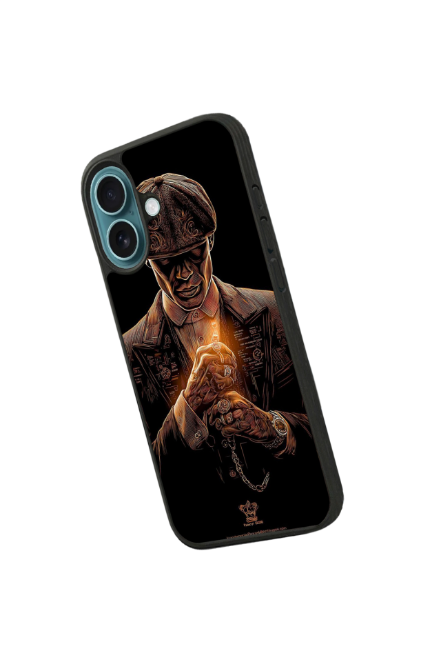 iPhone 16 Uyumlu Peaky Blinders Tasarımlı Glossy Premium Kılıf