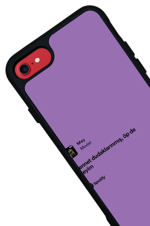 iPhone 8 Uyumlu Sarki Sozleri Tasarımlı Glossy Premium Kılıf