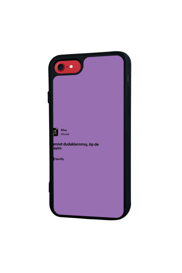 iPhone 8 Uyumlu Sarki Sozleri Tasarımlı Glossy Premium Kılıf