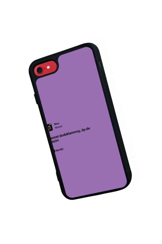 iPhone 8 Uyumlu Sarki Sozleri Tasarımlı Glossy Premium Kılıf