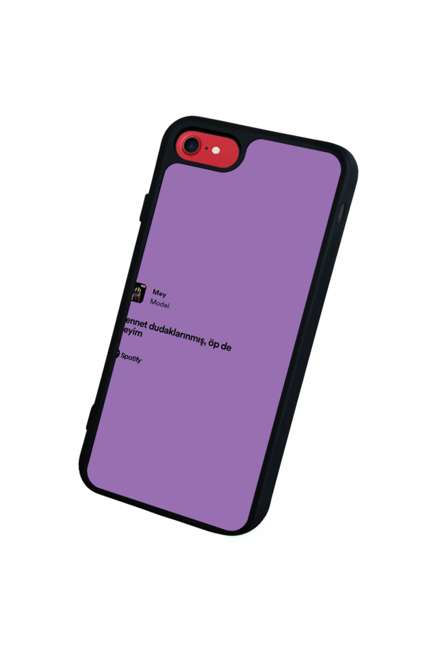 iPhone 8 Uyumlu Sarki Sozleri Tasarımlı Glossy Premium Kılıf