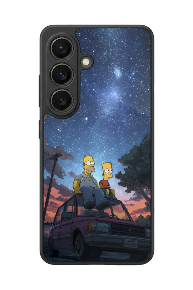 Samsung Galaxy S26 Uyumlu The Simpsons Tasarımlı Glossy Premium Kılıf