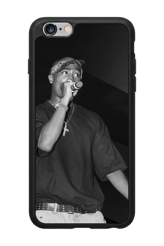 iPhone 6 Plus Uyumlu Tupac Tasarımlı Glossy Premium Kılıf