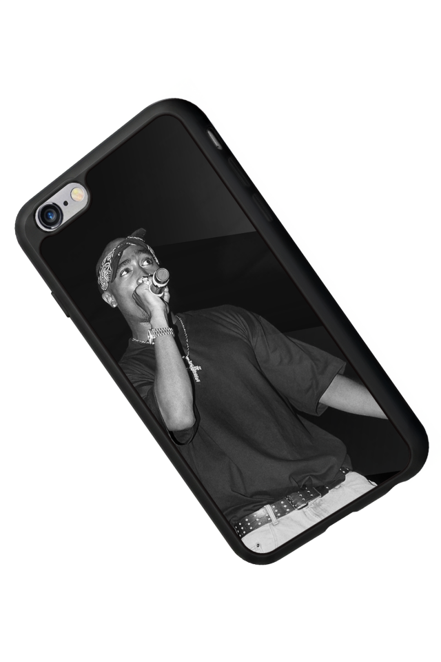 iPhone 6 Plus Uyumlu Tupac Tasarımlı Glossy Premium Kılıf