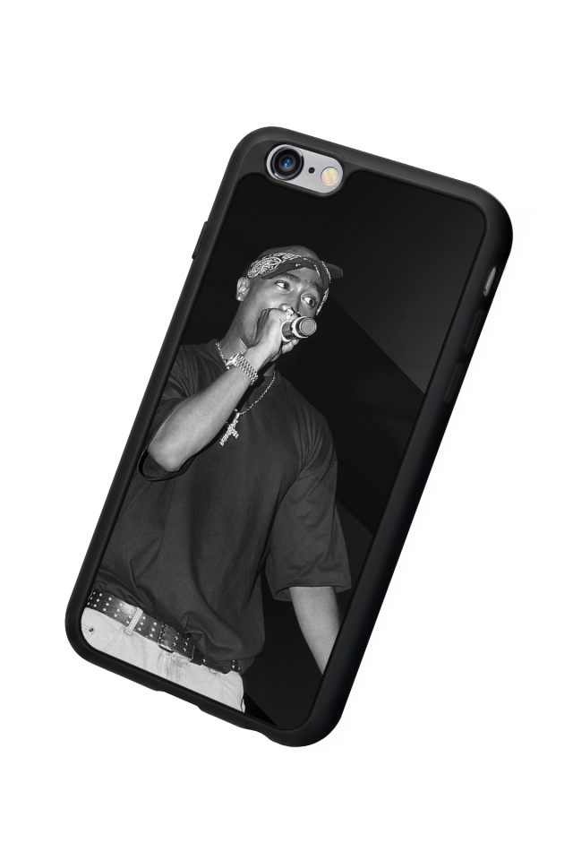 iPhone 6 Plus Uyumlu Tupac Tasarımlı Glossy Premium Kılıf