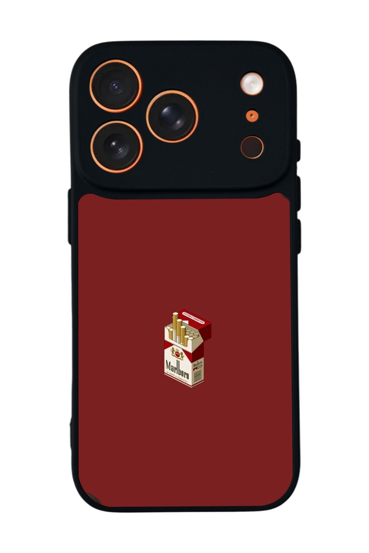 iPhone 17 Pro Uyumlu Kirmizi Tasarımlı Glossy Premium Kılıf