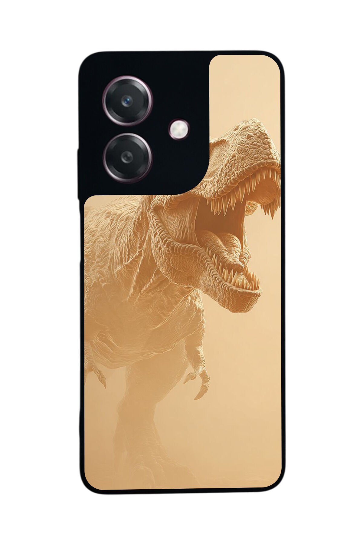 Oppo A3 5G Uyumlu Dinazor Tasarımlı Glossy Premium Kılıf