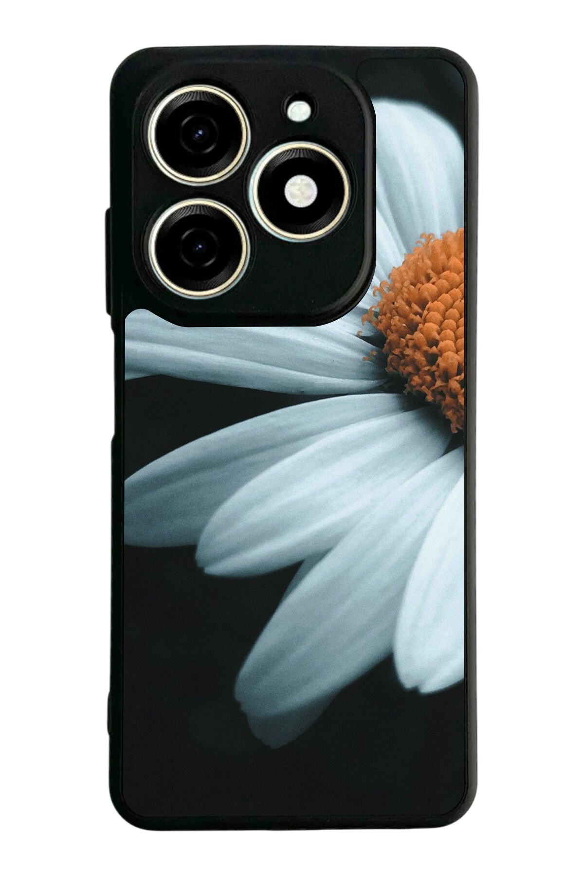 Infınıx Smart 8 Pro Uyumlu Cicek Tasarımlı Glossy Premium Kılıf