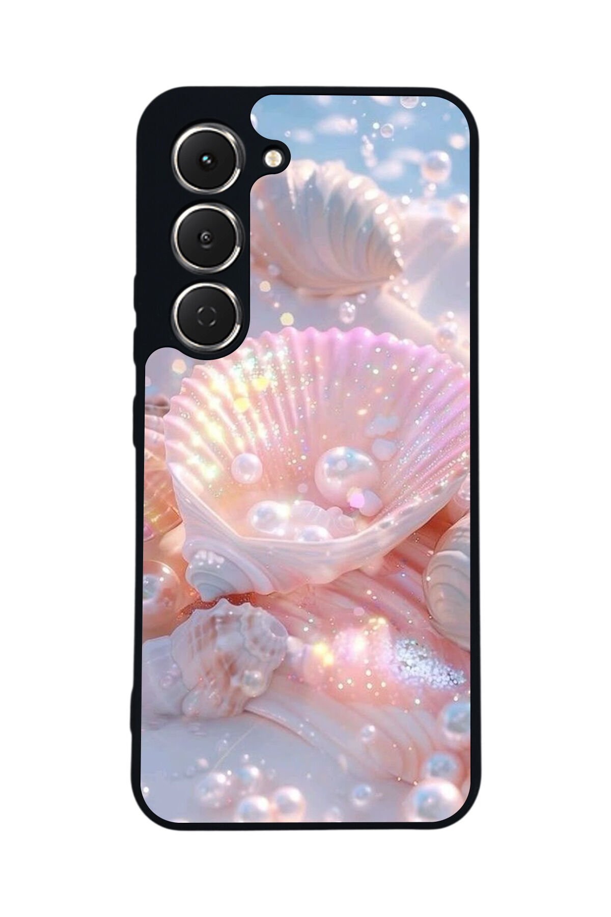 Tecno Spark 40 Pro Uyumlu İnci Tasarımlı Glossy Premium Kılıf