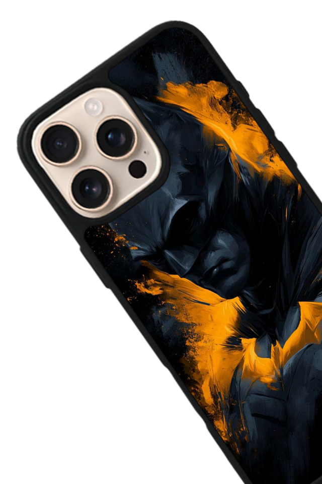 iPhone 14 Pro Max Uyumlu Batman Tasarımlı Glossy Premium Kılıf