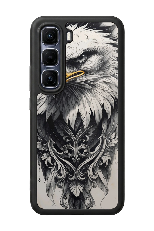 Infinix Hot 60 Pro Plus Uyumlu Besiktas Tasarımlı Glossy Premium Kılıf