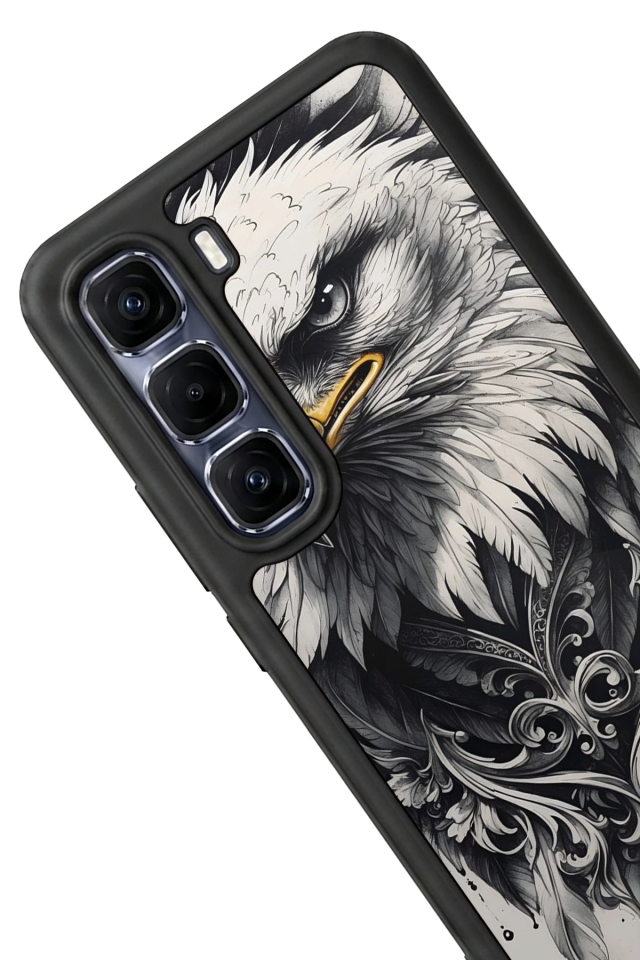 Infinix Hot 60 Pro Plus Uyumlu Besiktas Tasarımlı Glossy Premium Kılıf