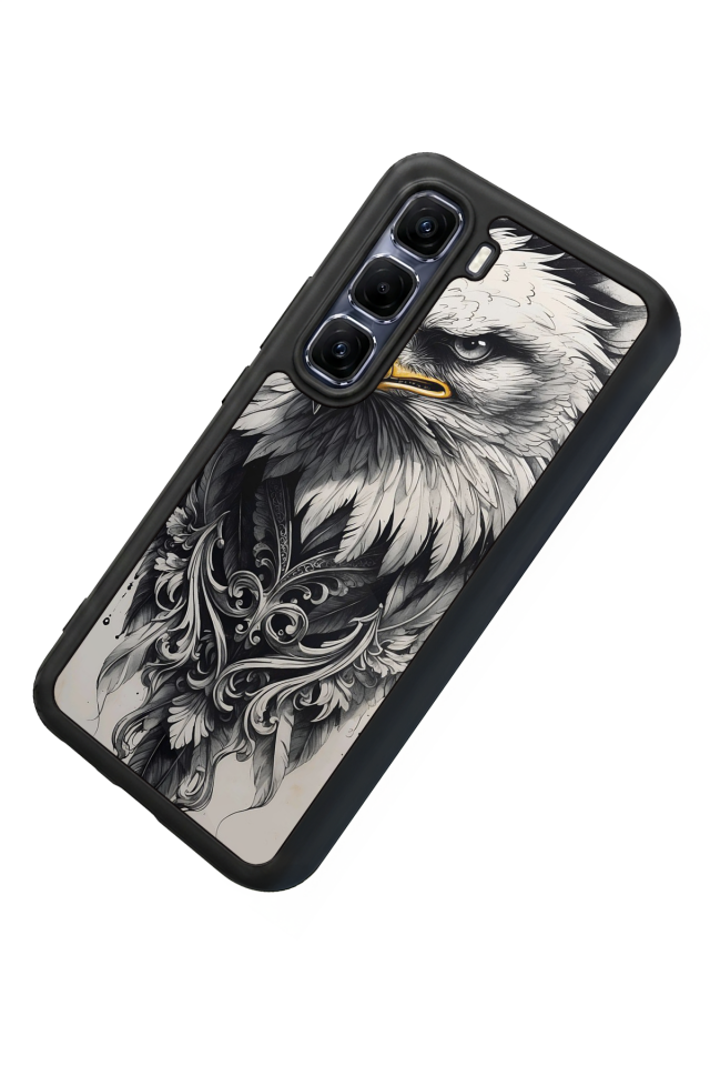 Infinix Hot 60 Pro Plus Uyumlu Besiktas Tasarımlı Glossy Premium Kılıf