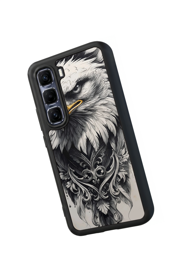 Infinix Hot 60 Pro Plus Uyumlu Besiktas Tasarımlı Glossy Premium Kılıf