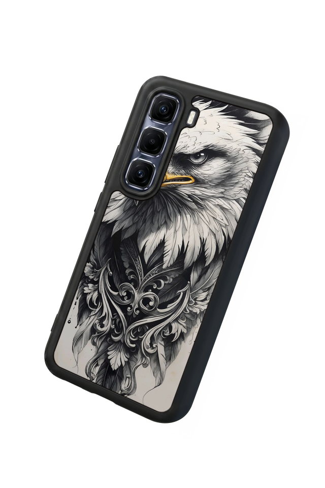 Infinix Hot 60 Pro Plus Uyumlu Besiktas Tasarımlı Glossy Premium Kılıf