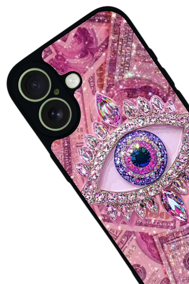 iPhone 17 Uyumlu Göz Tasarımlı Glossy Premium Kılıf