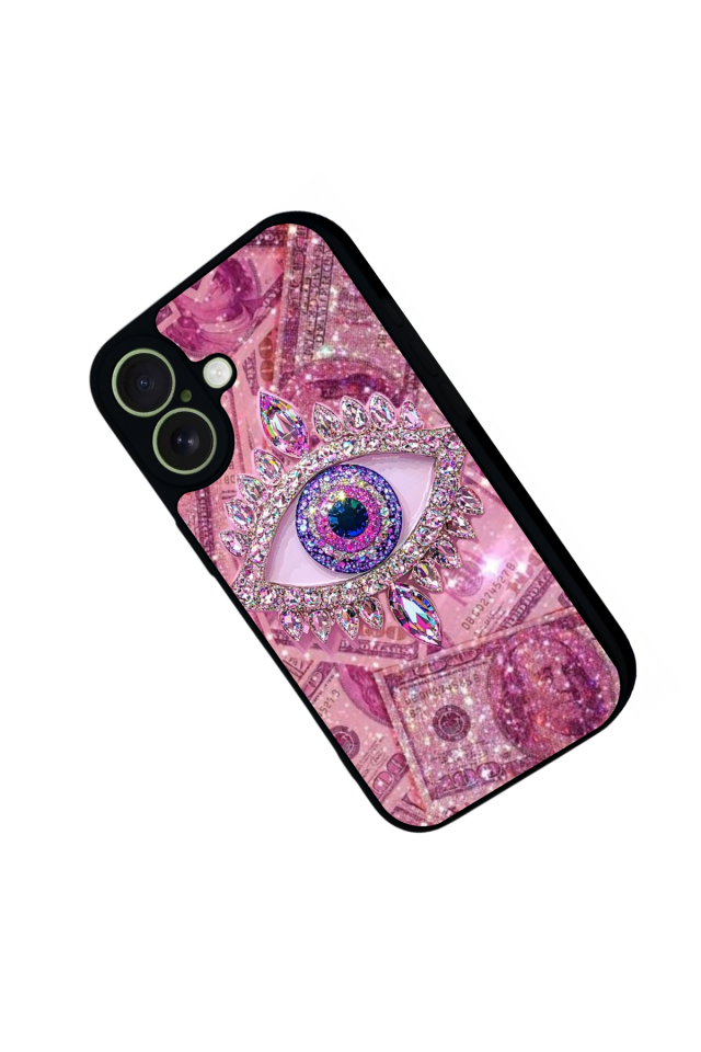 iPhone 17 Uyumlu Göz Tasarımlı Glossy Premium Kılıf