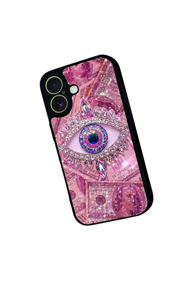 iPhone 17 Uyumlu Göz Tasarımlı Glossy Premium Kılıf
