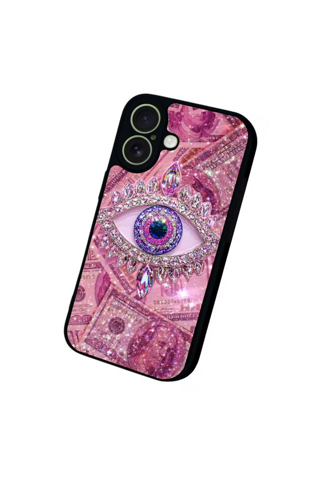 iPhone 17 Uyumlu Göz Tasarımlı Glossy Premium Kılıf