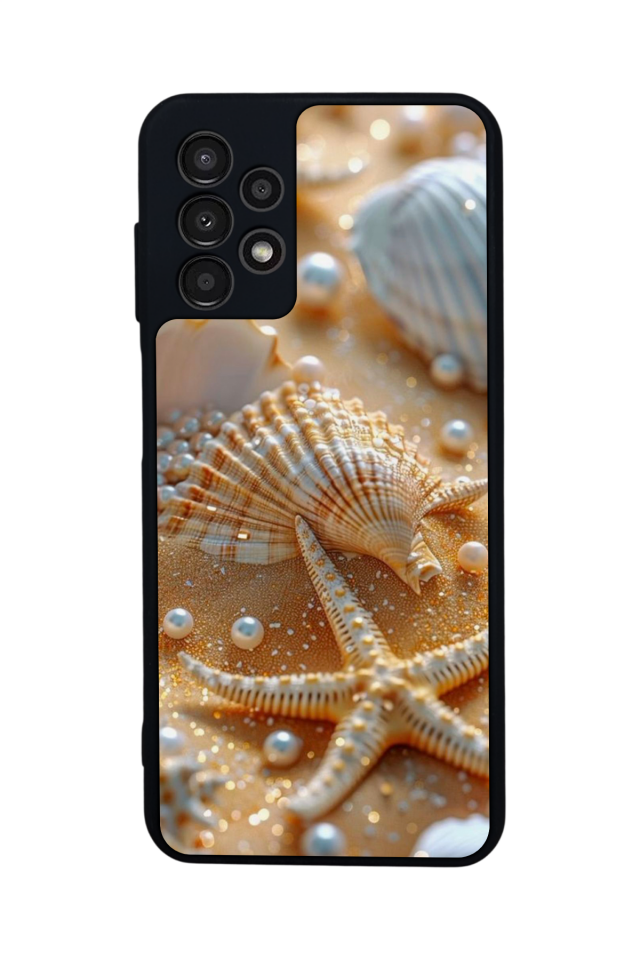 Samsung Galaxy A13 Uyumlu  İnci Tasarımlı Glossy Premium Kılıf