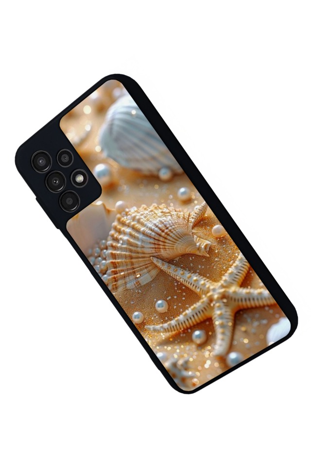 Samsung Galaxy A13 Uyumlu  İnci Tasarımlı Glossy Premium Kılıf
