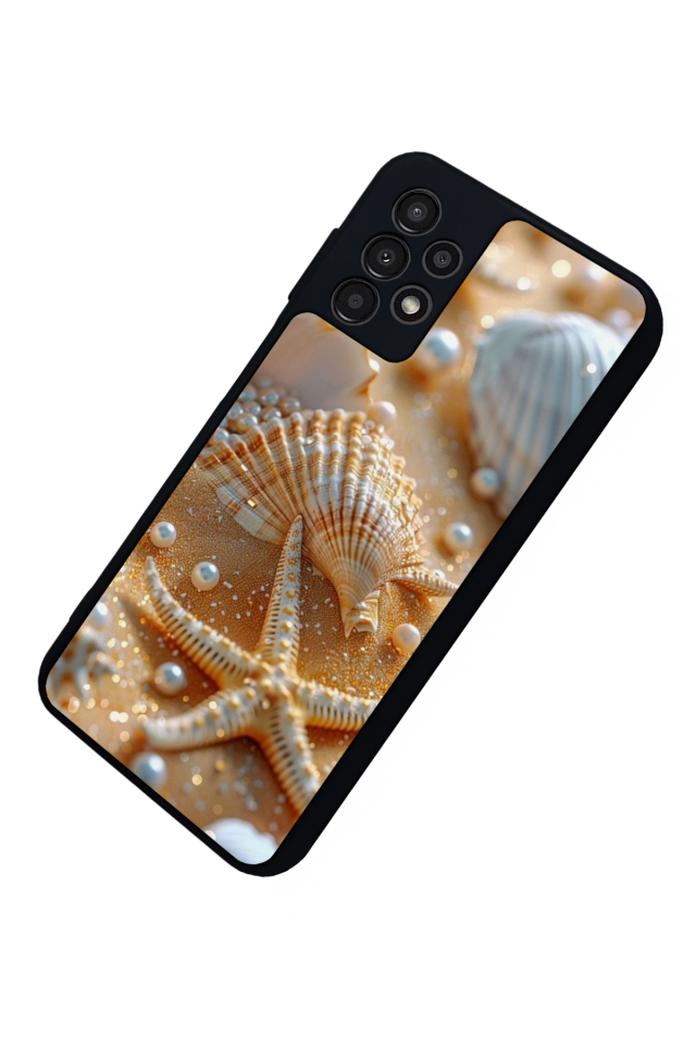 Samsung Galaxy A13 Uyumlu  İnci Tasarımlı Glossy Premium Kılıf