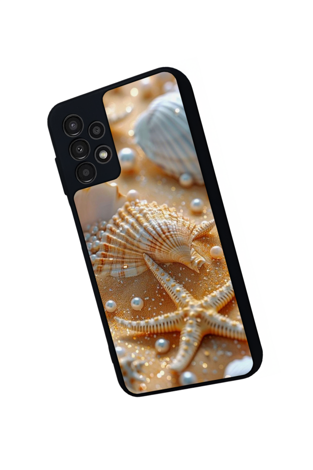 Samsung Galaxy A13 Uyumlu  İnci Tasarımlı Glossy Premium Kılıf