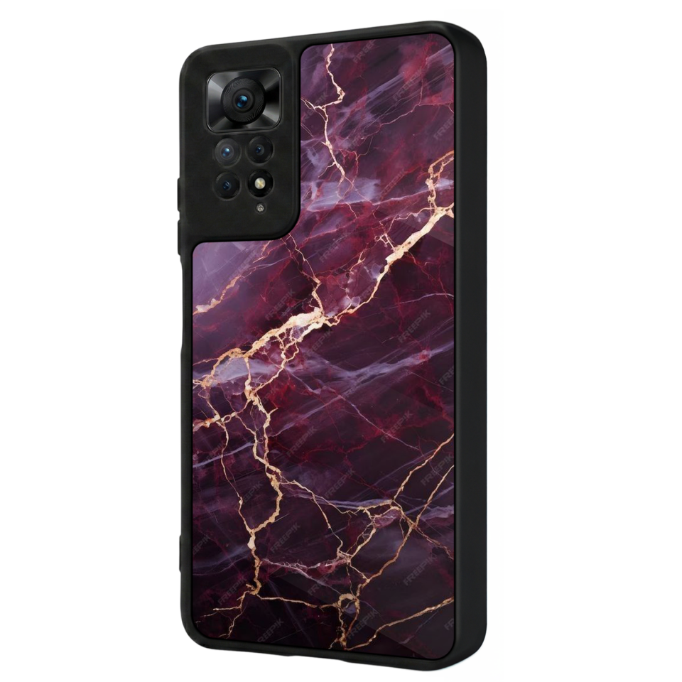 Xiaomi Redmi Note 12 Pro Uyumlu Mermer Marble Tasarımlı Glossy Premium Kılıf