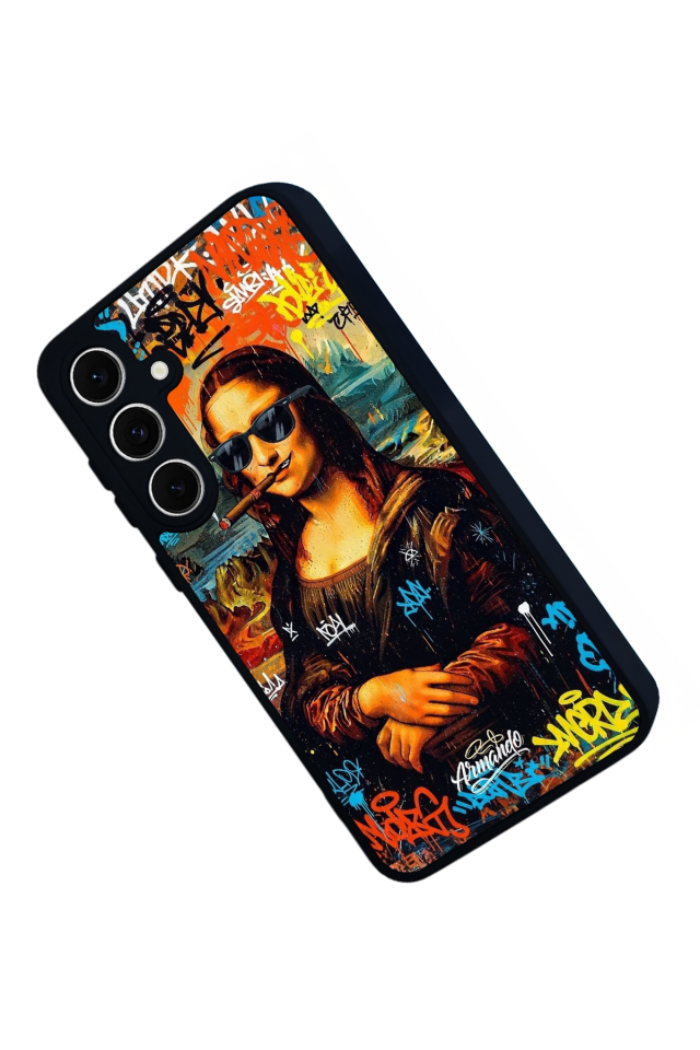 Samsung Galaxy A16 Uyumlu Monalisa Tasarımlı Glossy Premium Kılıf