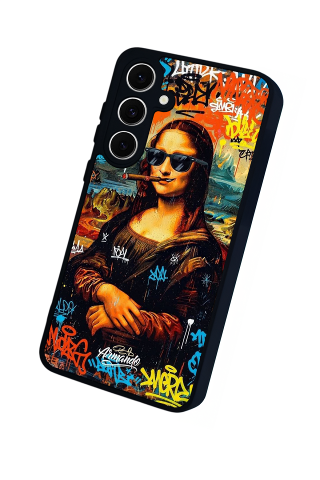 Samsung Galaxy A16 Uyumlu Monalisa Tasarımlı Glossy Premium Kılıf