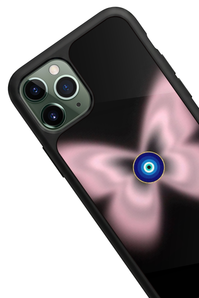 iPhone 11 Pro Uyumlu Nazar Tasarımlı Glossy Premium Kılıf