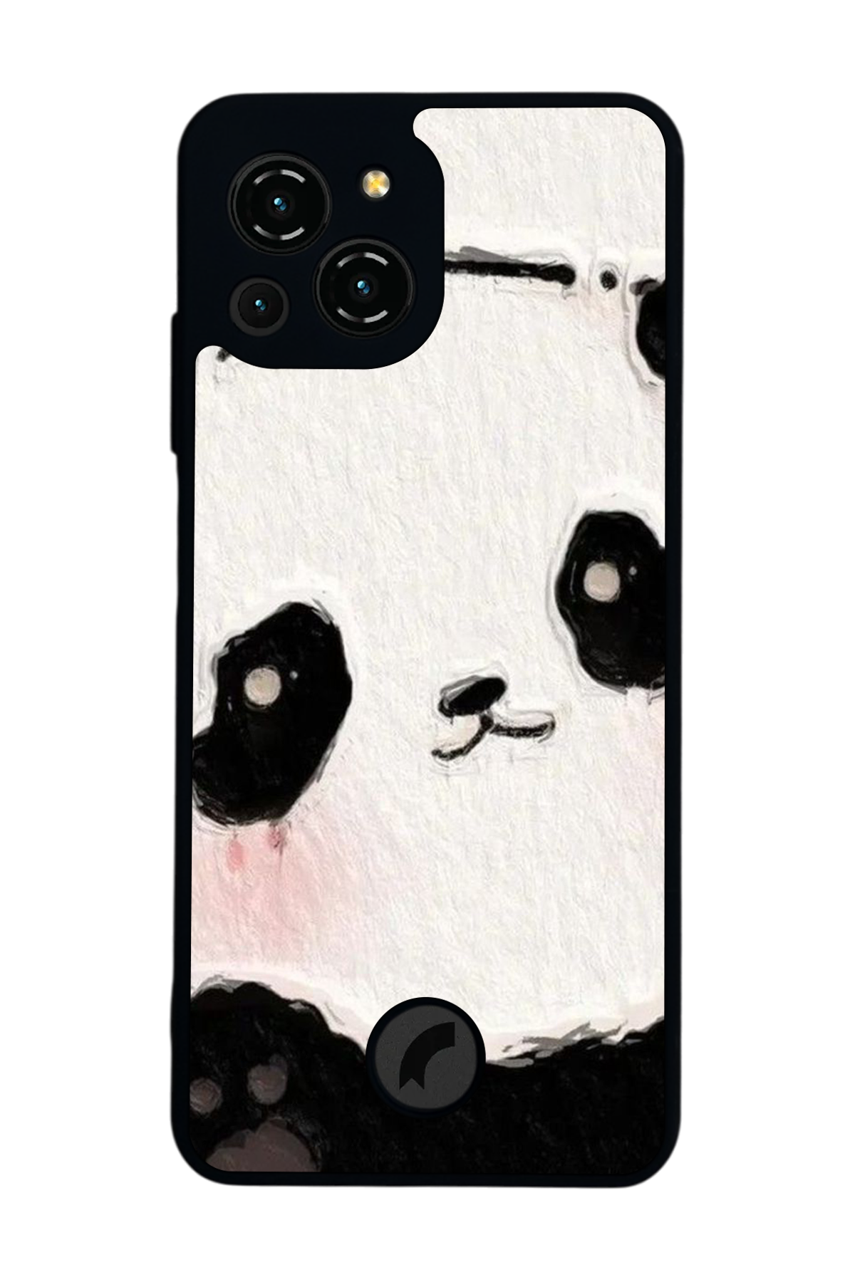 Reeder S23 Pro Max Uyumlu Panda Tasarımlı Glossy Premium Kılıf