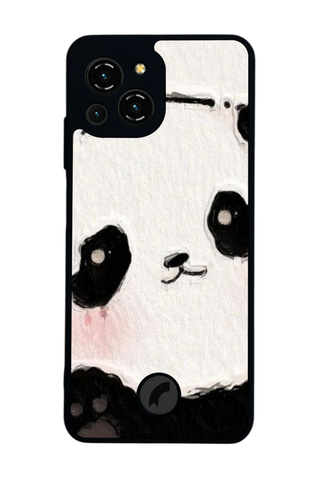 Reeder S23 Pro Max Uyumlu Panda Tasarımlı Glossy Premium Kılıf